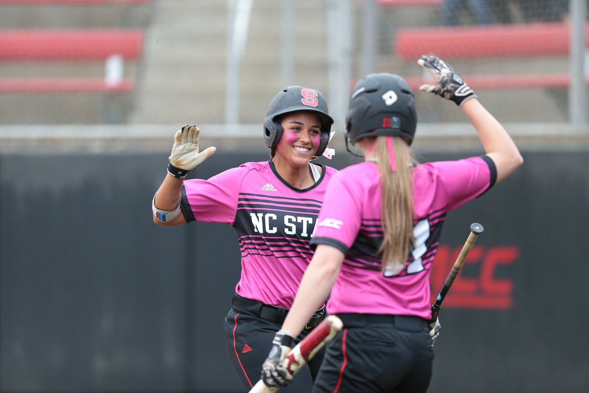PackSoftball's tweet photo. On deck for the next week for #PackSB:
Wednesday (4/11) - vs. Campbell at 5 PM
Friday (4/13) - Game 1⃣ at UNC-CH at 6 PM
Saturday (4/14) - Game 2⃣ at UNC-CH at 1 PM
Monday (4/16) - Game 3⃣ at UNC-CH at 7 PM (on ESPNU) https://t.co/IYwx18pnbV