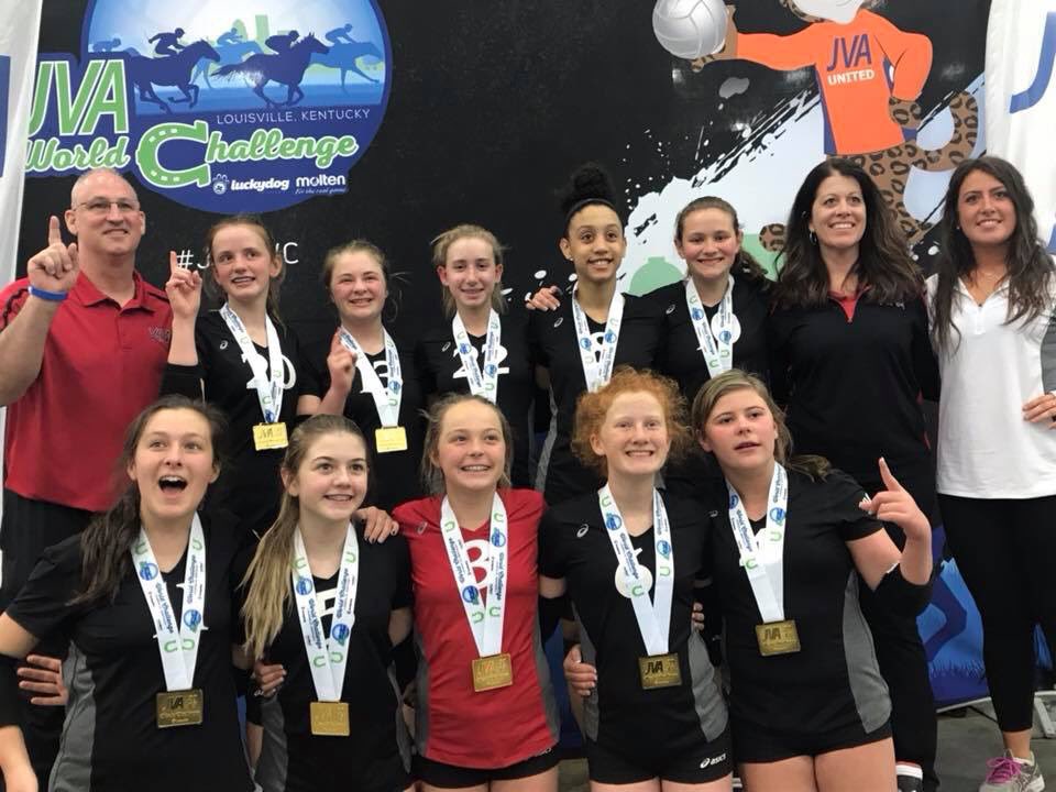 murphyschleug's tweet photo. @KIVAVB So proud of #KIVA13Black winning Gold at #JVAWC #KIVAPROUD https://t.co/5XRKcZo2aD