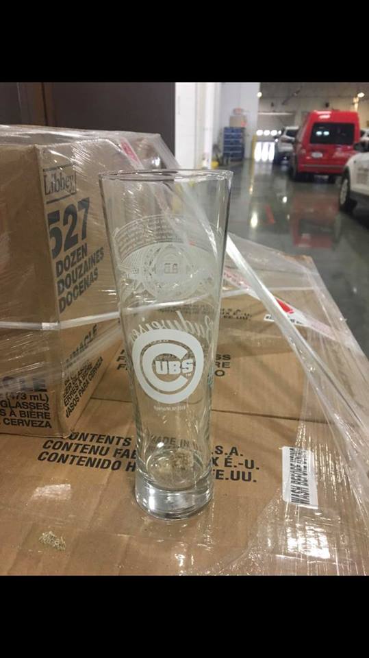 Cubs Home Opener Today at 1:20pm
Get the Brand New Budweiser Cubs Glass!
Win a Jersey during the game!