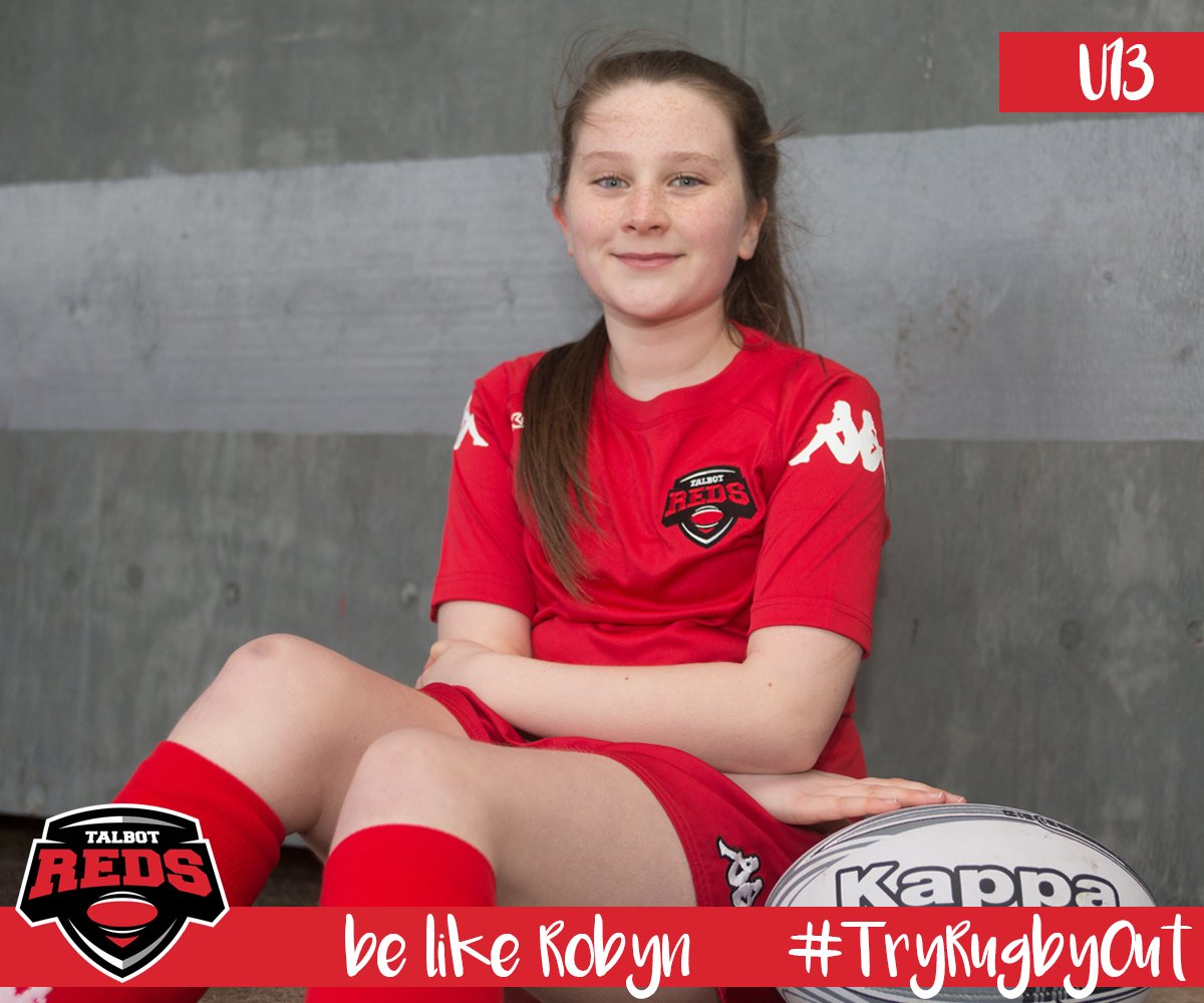 TalbotReds's tweet photo. 🏉💁 | be like Robyn and play for the @TalbotReds U13 team.
Registration and Training tonight, 6pm, at @BaeBaglan @YBBSport.
Enjoy playing sport in an all female environment.
#BeLikeRobyn
#TryRugbyOut
#ThisGirlCan
📷 @RileySports https://t.co/RRbfEo8Dts