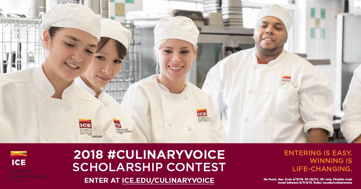 MarcForgione's tweet photo. Check out @iceculinary's #CulinaryVoice and you could win 1 of 4 scholarships to study Culinary Arts or Pastry Arts at the Institute of Culinary Education in NY or LA! Learn more and Enter at https://t.co/Wg8sudlc0t #CulinaryVoiceContest https://t.co/jSW1IAcXXg