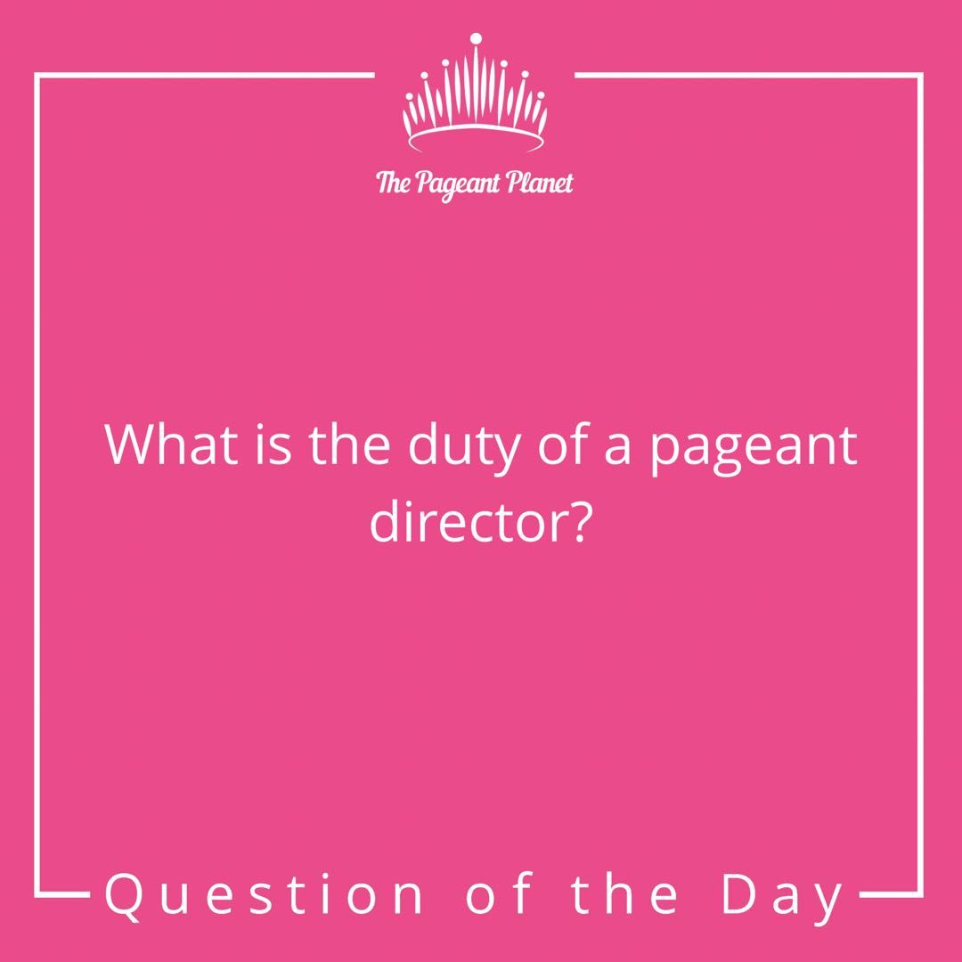 pageantplanet's tweet photo. Kicking off our director's week questions, here is your Monday #questionoftheday. Answer as you would in #pageantinterview for a chance to be featured! https://t.co/MlPojGMPPP