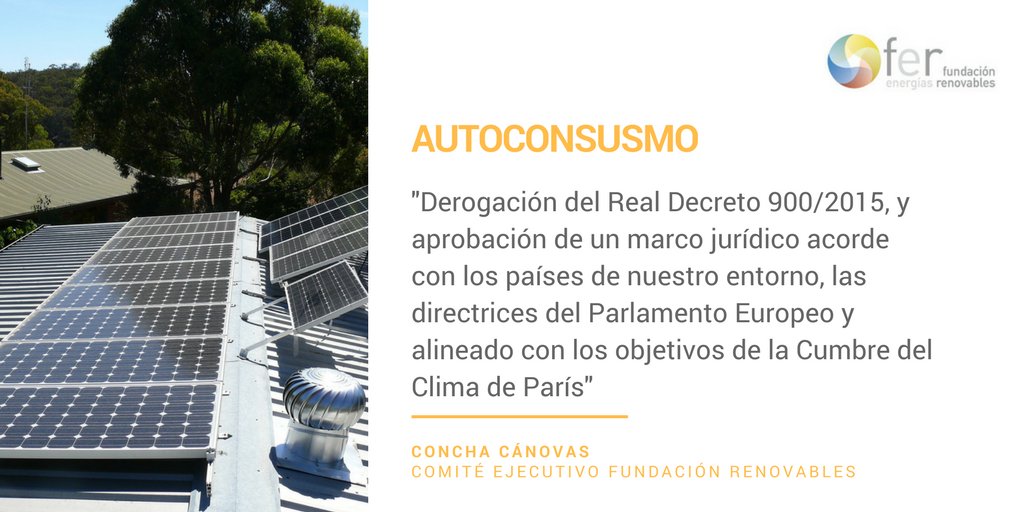 Exigimos cambios legislativos en el #Autoconsumo en España. 
#SolucionesRenovables
fundacionrenovables.org/wp-content/upl…