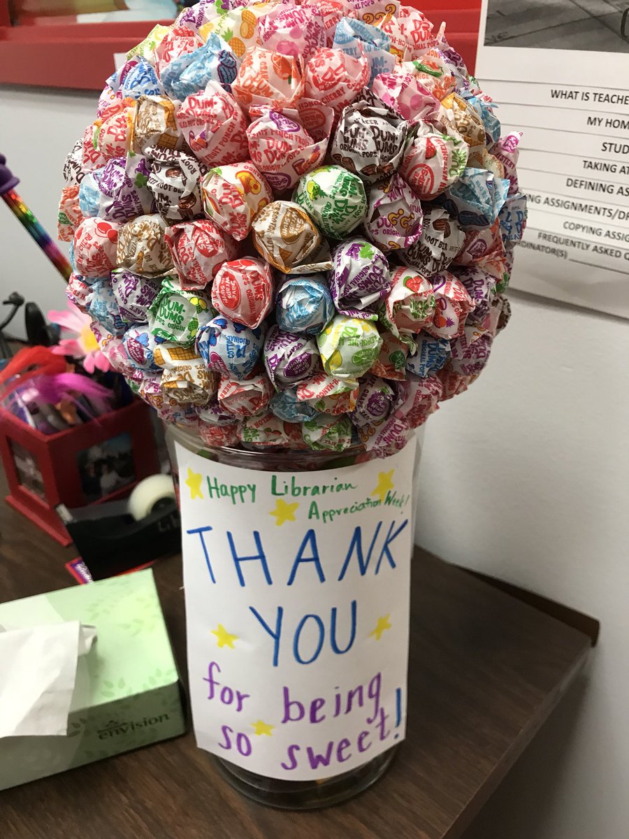A sweet treat for National Library Week. Thank you KJH.  #kjhpride