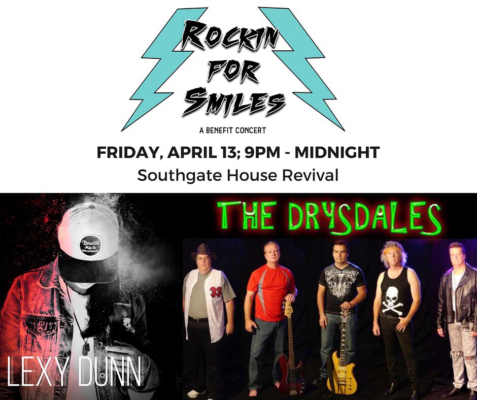CincySmilesFdn's tweet photo. Here’s a little #MondayMotivation...only FOUR more days until #RockinForSmiles! Join us for some great music and fun to help support our #CincySmiles programs! Doors open at 8 p.m., concert starts at 9 p.m. @lexydunnmusic_ https://t.co/GfZjZ4wjff