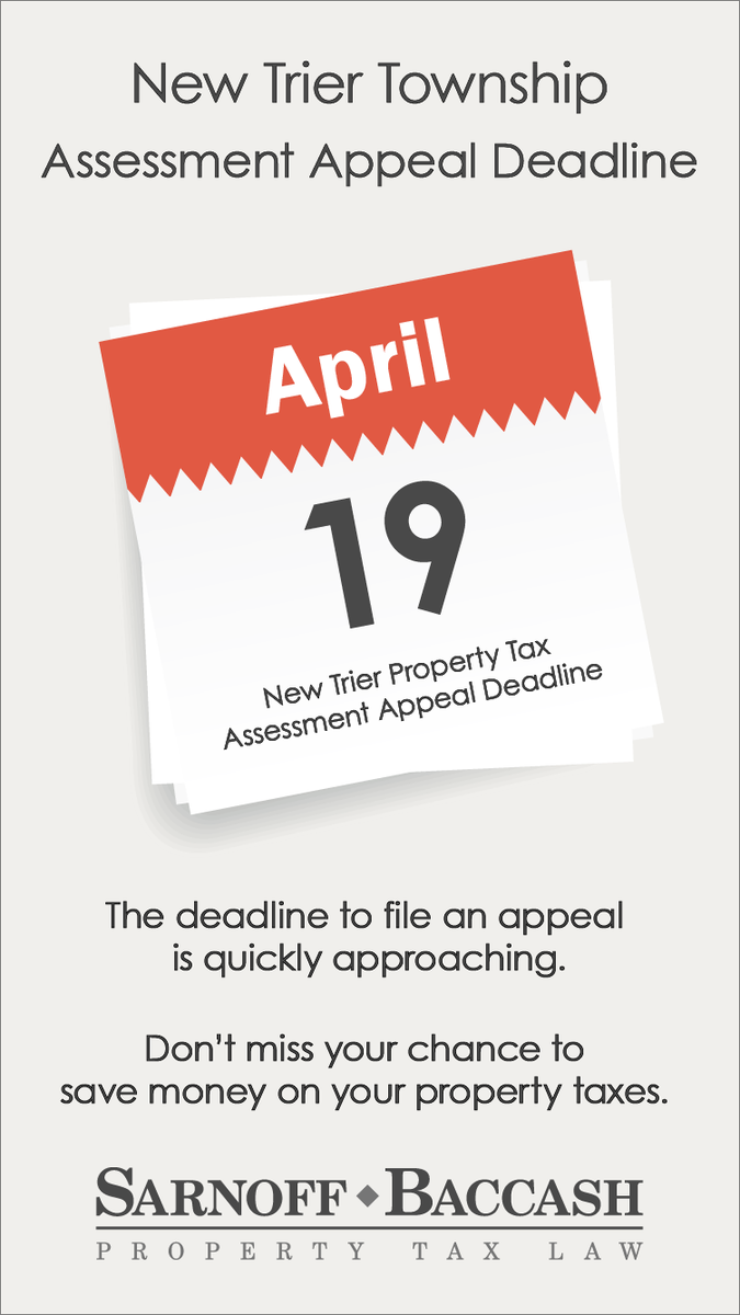 SarnoffBaccash's tweet photo. The deadline to appeal your #PropertyTaxes in #NewTrier Township is fast-approaching. Don't miss your chance to save money on your #taxbill. Contact our #attorneys today! #Glencoe #Wilmette #SarnoffBaccash https://t.co/y4W6RPWoga