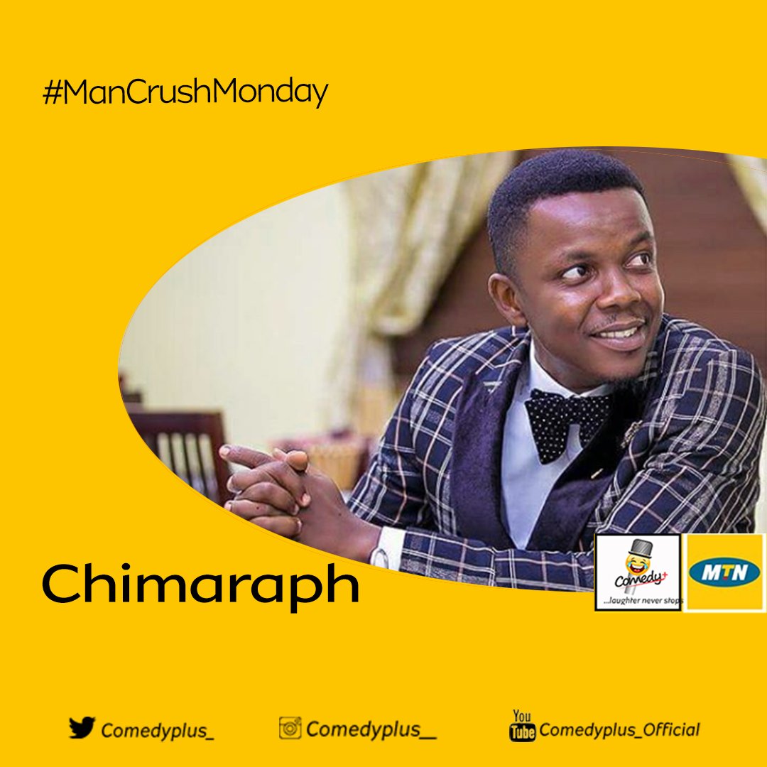 ComedyPlus_'s tweet photo. #mcm goes to @chimaraph
Man like #ChimaRaph!π
A comedian! An Actor! A compere! An Entertainment Entrepreneur! Wa...wu! All in one! π€
More Blessings!
With love from Comedy+ TEAM!
.
#comedyplusmcm
#laughterneverstops
#comedyplus https://t.co/JGhsSAuheh