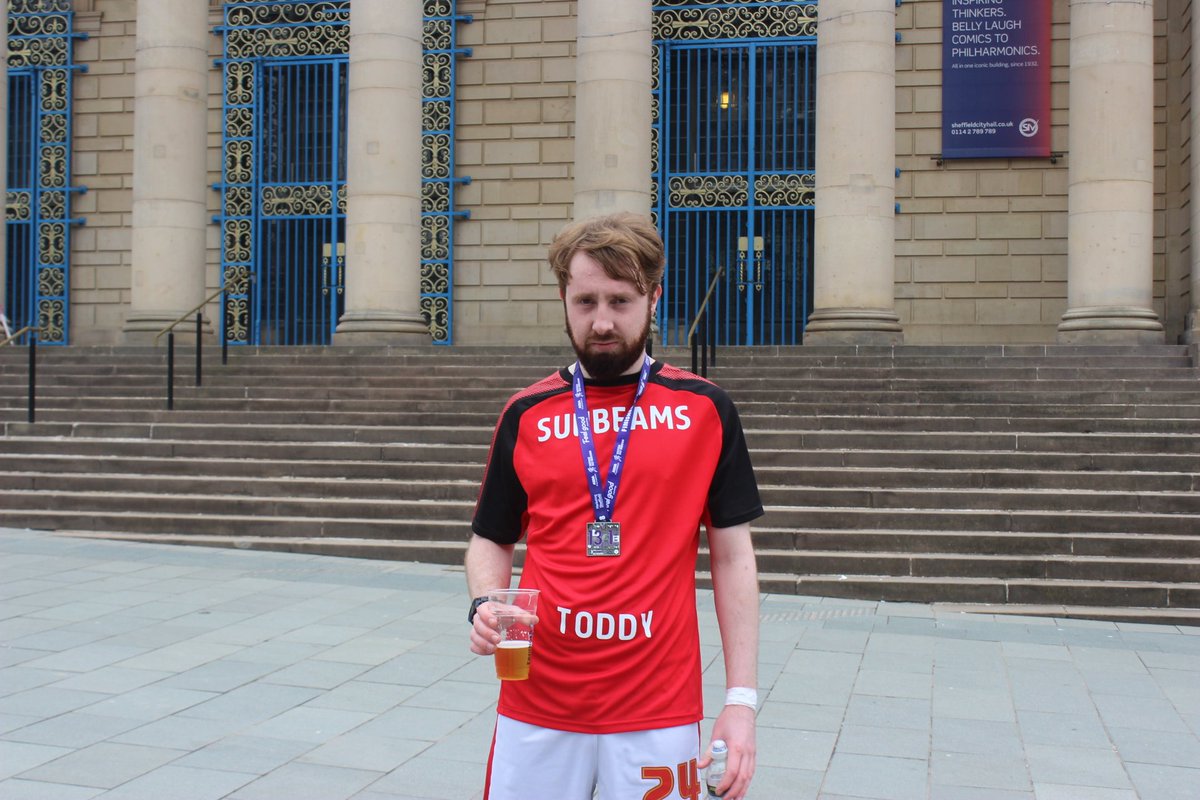 Well done and a huge Thank you to <a href="/Toddy024/">Sam Todd</a> for raising funds for Sunbeams. £723 up to now.<a href="/RotherHosp/">Rotherham Hospice</a>