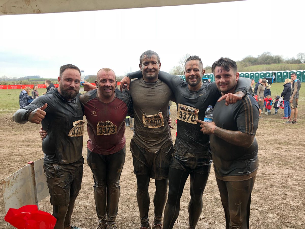 HeadwayTM's tweet photo. A massive well done to the Headway Office team who ran @thewolfrun on Saturday and raised over £1000 for Macmillan. #Charity #WolfRun #Team https://t.co/aVdbMK5DXM