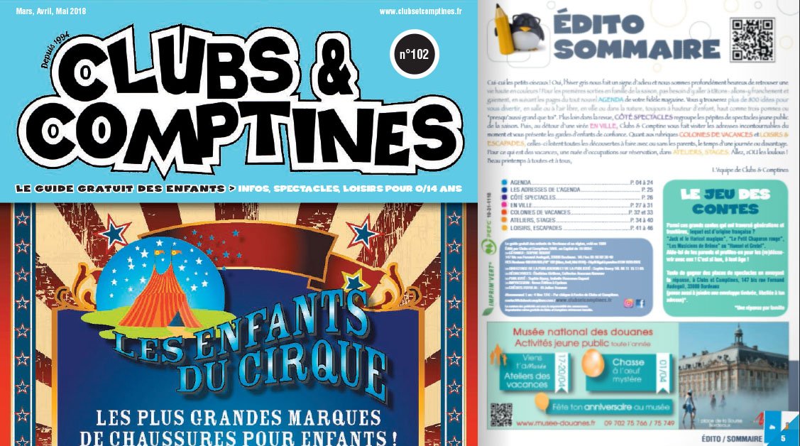 ClubsetComptine's tweet photo. CHOUETTE CE SONT LES VACANCES !
Retrouvez tous les bons plans de sorties enfants - familles sur la région de Bordeaux dans les pages de Clubs et Comptines ou sur notre site https://t.co/gGsmDWFxGo https://t.co/CZ6Ge5hTFi