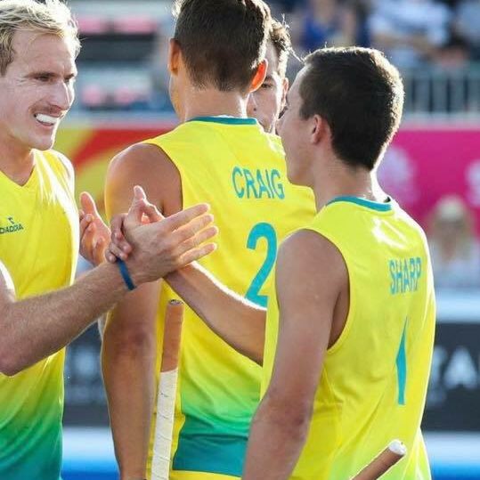 kazmcarter's tweet photo. #CommonwealthGames #kookaburras #1 #LachieSharp #proudcousin https://t.co/JmsvScY8xO