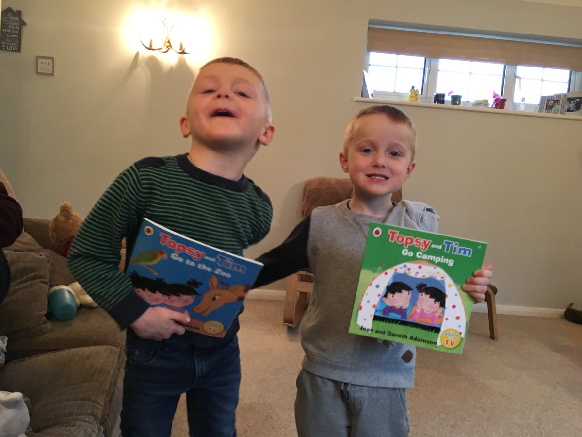 MrsEGodders's tweet image. Thank you for our new books  @tamba_twins_mb it’s our pleasure to support you’re hard work. Your magazine makes me realise I’m not alone in our experiences which is so comforting. All multiple parents will know how long this picture took to take 😩