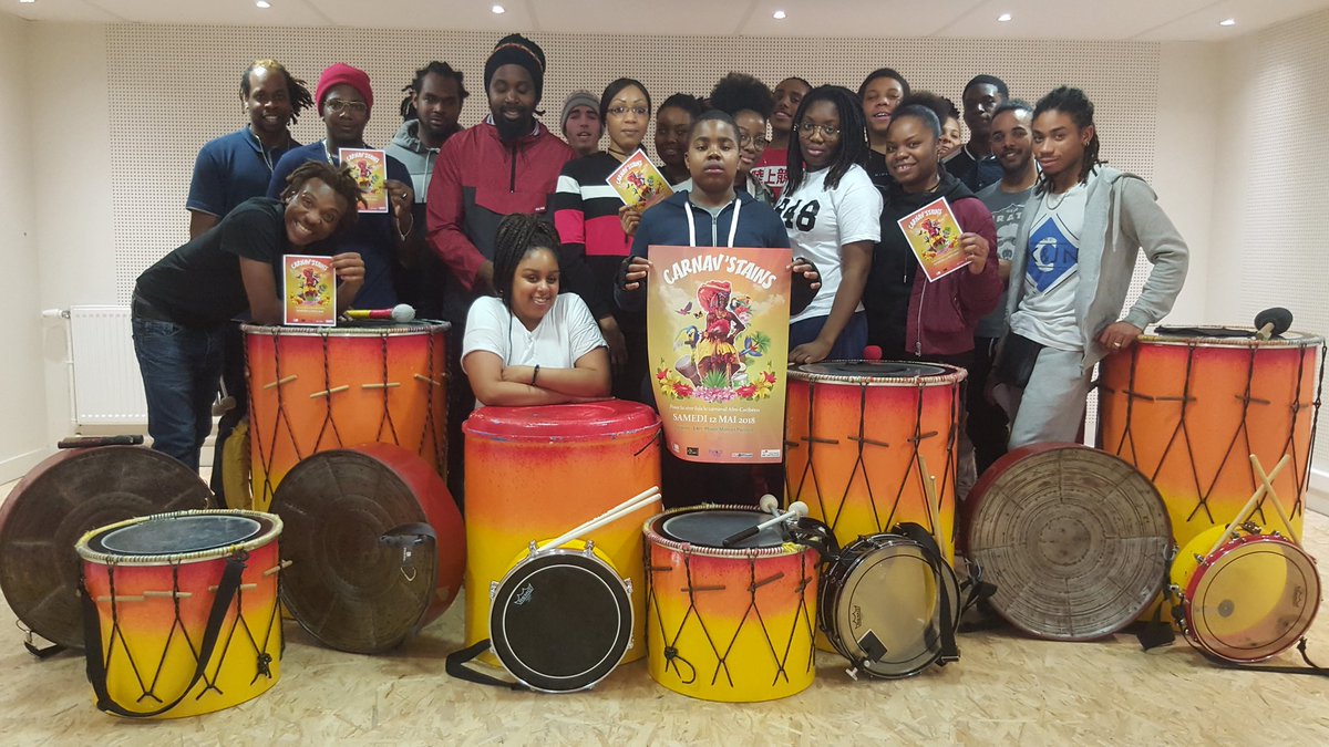 CarnavStains's tweet photo. @mass_panam groupe a mas et membre organisateur du @CarnavStains 😁🔥 RDV LE SAMEDI 12 MAI sur la Place Marcel Pointet #first #carnaval #2018 #afro #caribbean #stains #association @FederationCdp https://t.co/wyZlybigK6