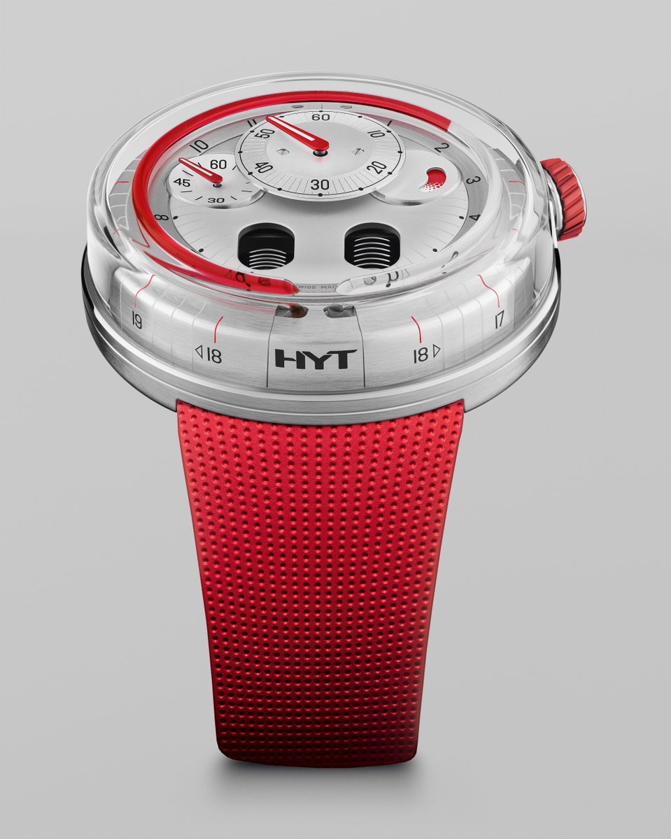 HYTWatches's tweet photo. THE H0 X EAU ROUGE PRESENTS A LIVE PERFORMANCE OF THE PASSAGE OF TIME IN THE NOW, WITH A RED AND A CLEAR IMMISCIBLE LIQUID SYMBOLIZING TWO PRIMARY SOURCES OF LIFE.
#TIMEFORWARD #HYTWATCHES https://t.co/pbxURD9dMk