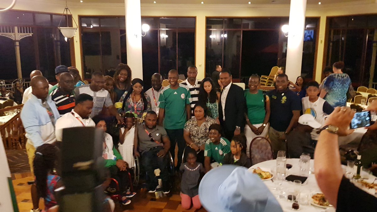 NigeriansinQLD's tweet photo. Thanks to our Golden Athletes and Delegates for attending our welcome reception. Go for glory #GC2018 https://t.co/AYFDMV2REZ