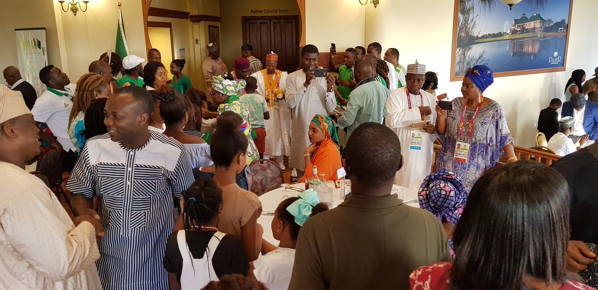 NigeriansinQLD's tweet photo. Thanks to our Golden Athletes and Delegates for attending our welcome reception. Go for glory #GC2018 https://t.co/AYFDMV2REZ