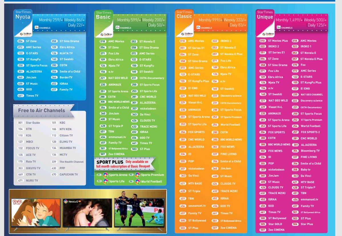 Localman254_'s tweet photo. This is the StarTimes Bouquet Starter pack #StarTimesKe #StarTimesEasterOffer https://t.co/YUgHmSC4MB