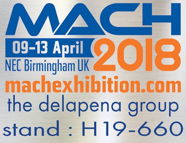 DelapenaUK's tweet photo. Doors are now open @MACHexhibition at the NEC Birmingham.  don't forget to  come and visit the Delapena Group on stand H19-660 #mach2018 #UKmfg #ukmanufacturing #ukengineering  https://t.co/oHze5Rn26w https://t.co/CGn7rGWtpF