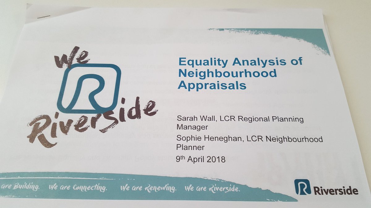 Great session this morning with @RiversideLCR Housing Services Managers on #equality and #diversity @Lynbowker4 @sarahwall68 @RiversideUK #accessibleforall