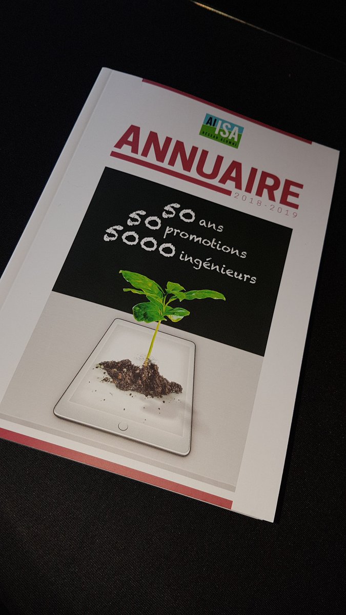 Le voici ... Le voilà ! L'Annuaire des Ingénieurs édition 2018/2019 🤪😃
<a href="/annuaire/">Hoodspot - l'Annuaire</a> <a href="/AIISALILLE/">AI ISA Réseau Alumni</a> @ISA_Lille