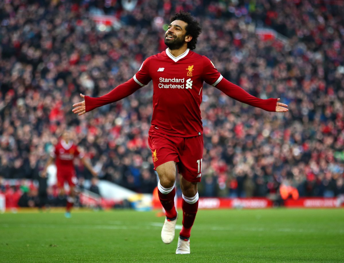 LFC's tweet photo. Congratulations, @22mosalah! 🇪🇬👑

Salah wins #PFAawards Player of the Month for fourth time: https://t.co/zXGB7LTWhX https://t.co/TStAYPLauC