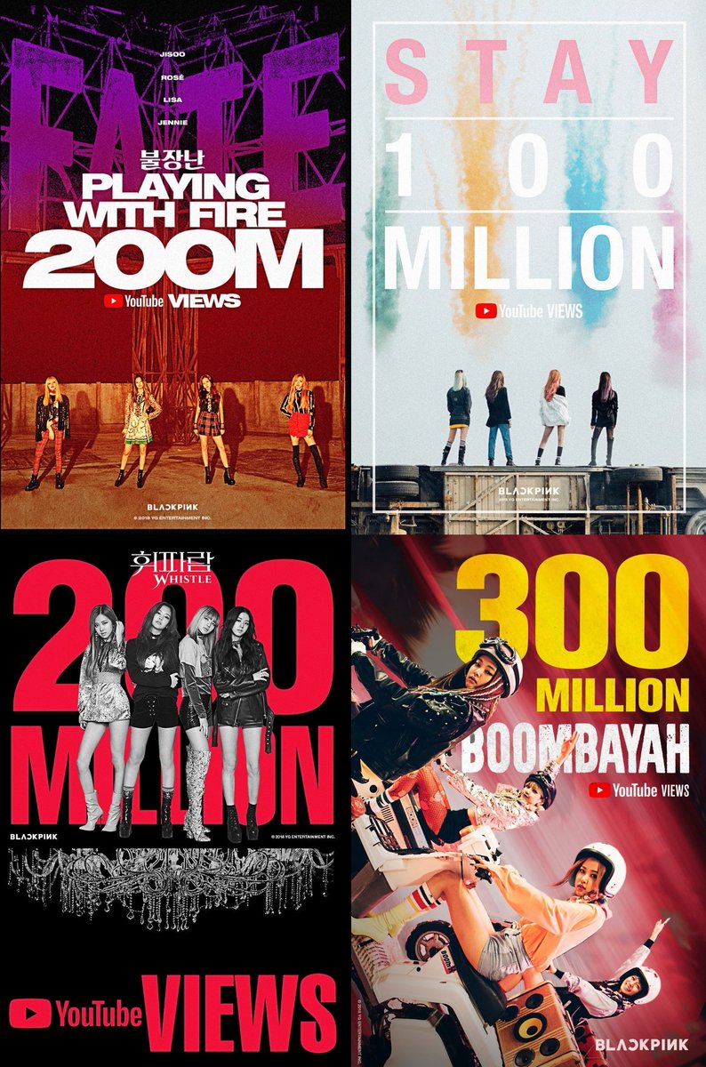 4DChuu's tweet photo. #PWF200M ✔
#Stay10100M ✔
#Whistle200M ✔
#300MBAYAH ✔
#AIIYL300M 🔜
The next thing you'll see, all BLACKPINK's dance practice videos has reached 100M views. 😏
That's how bored blinks are. https://t.co/fmUaQyseEV