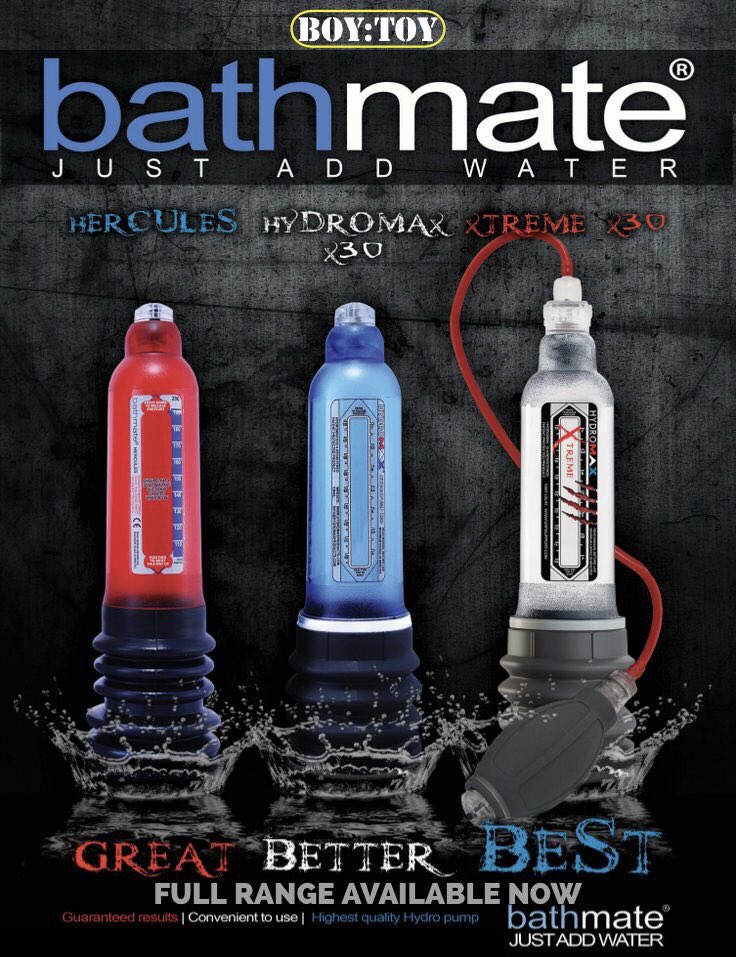BOYTOY_UK's tweet photo. 😈 Want some XXXtra length and girth to your meat?
Try the top rated hydro pumps by Bathmate and we can garuntee you the results you want!
Full range available now at https://t.co/xvTUwu28PH
#BOYTOYUK #Bathmate #hydropump https://t.co/vVxo8gqlih