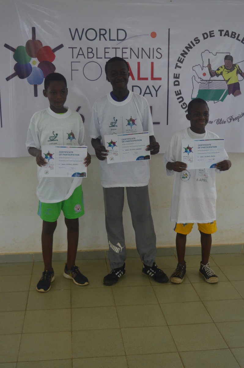 GabonTennis2tab's tweet photo. the gabon organized on Saturday 7 April the world day of table tennis
#Gabon #Tabletennis #WorldTableTennisDay @ittfworld @timoboll @pingpong_tables @ittffoundation https://t.co/LwbzB2I8YE
