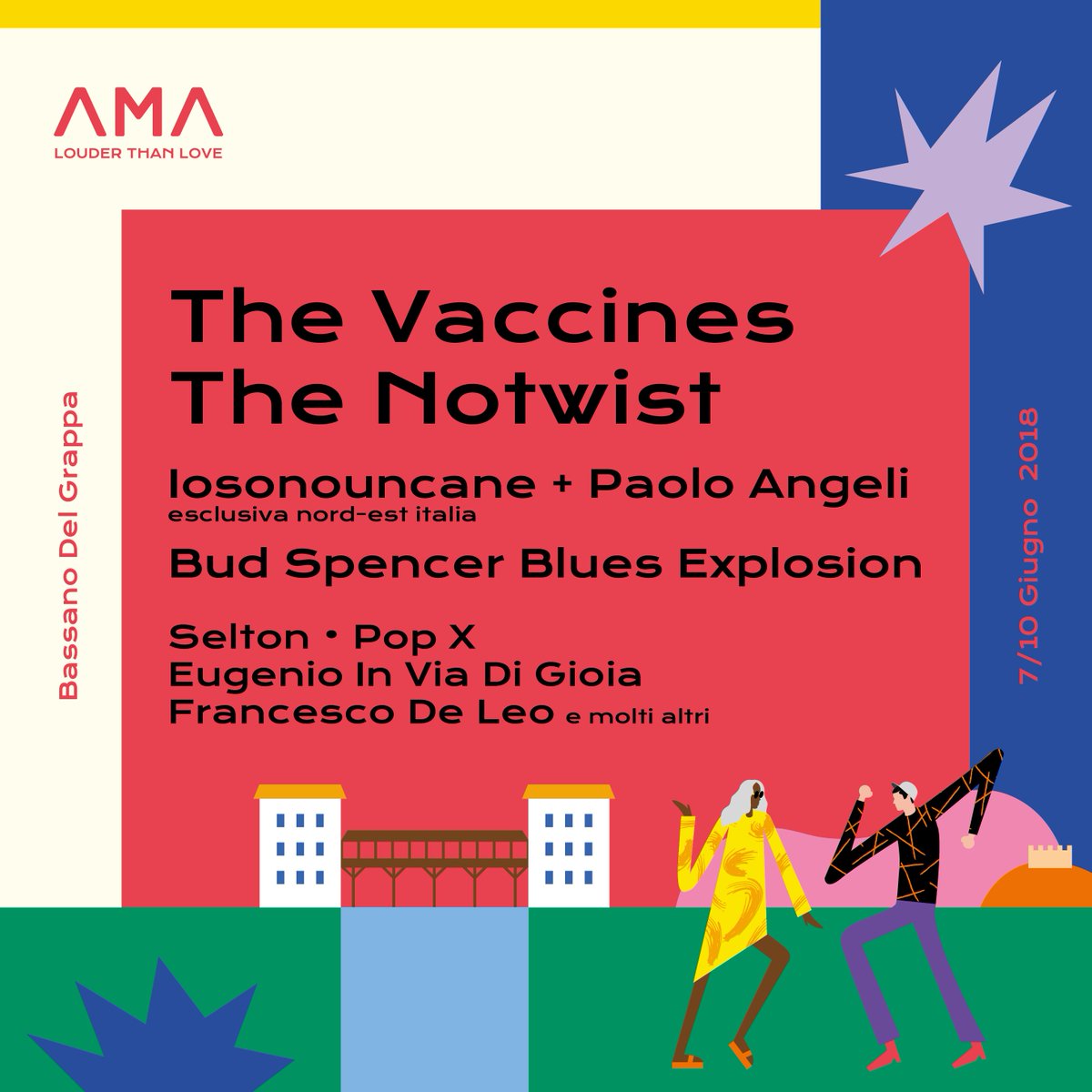 AmaFestival's tweet photo. Here it is!
AMA Music Festival 18 first announcement!

Info: https://t.co/jyr17lRBwJ
Prevendite esclusivamente su Mailticket
Evento: https://t.co/0pVgfuM7aE https://t.co/PqZnWfVLwC