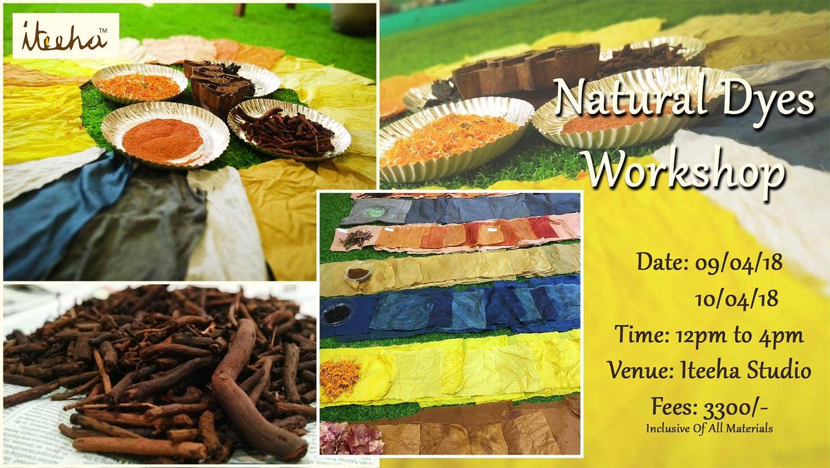 #Natural #Dyes #Workshop #Eventindia #Event