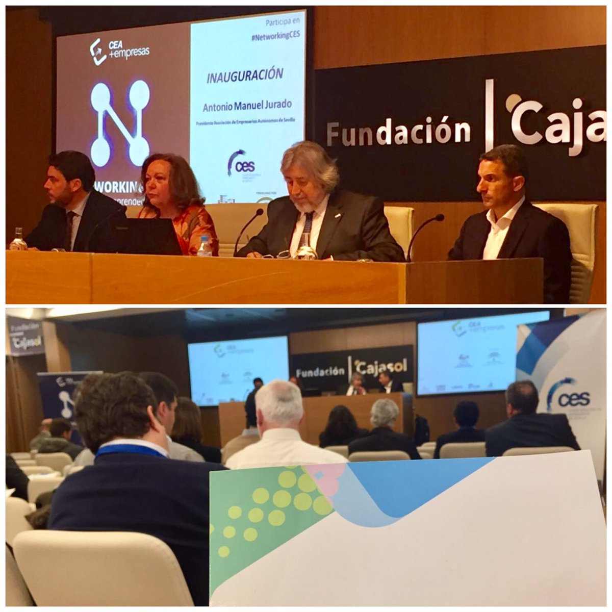 CEAes_'s tweet photo. Hoy en el Networking de Sevilla, junto con la @CES_Sevilla y colaboración de @Cajasol .
Si no quieres perderte los siguientes eventos de #Networking, tienes todas las fechas en el siguiente enlace: https://t.co/DEMooN6kAV
#MásEmpresas #emprendedores #NetworkingCES https://t.co/dVWcLqOfPU