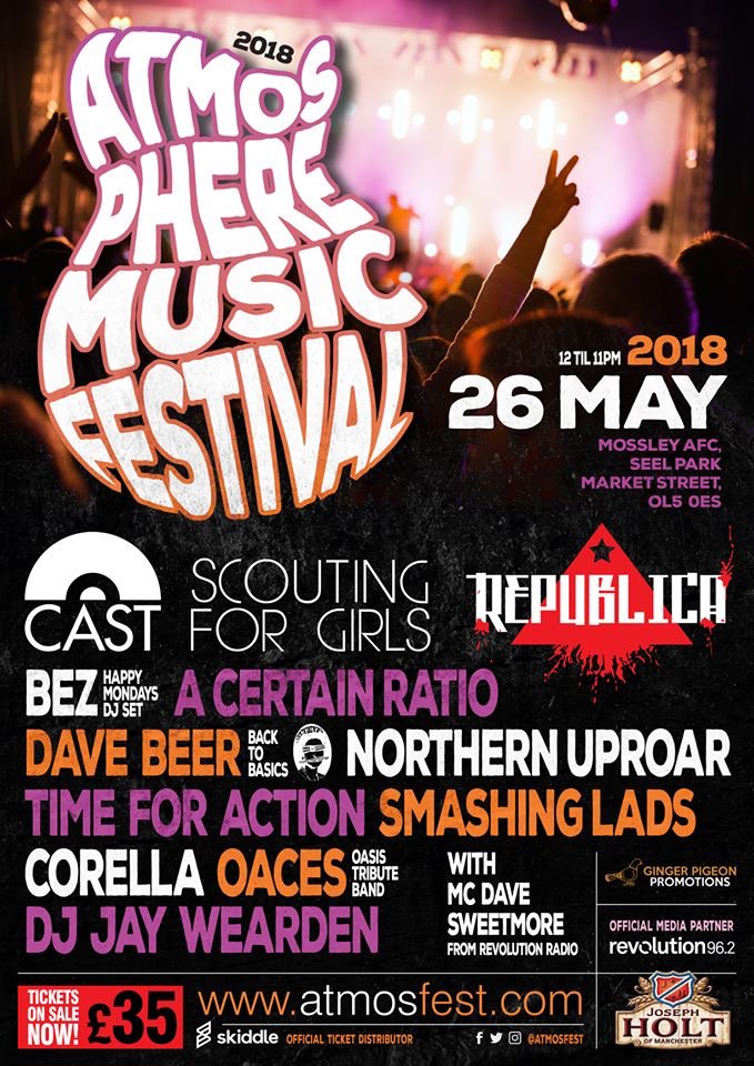 TheMancUK's tweet photo. Manchester is getting a brand new music festival and we're giving away 5 pairs of tickets! 

To enter just RT this and follow both @TheMancUK and @atmosfest by 23/04/2018 https://t.co/s9qhdvLJys