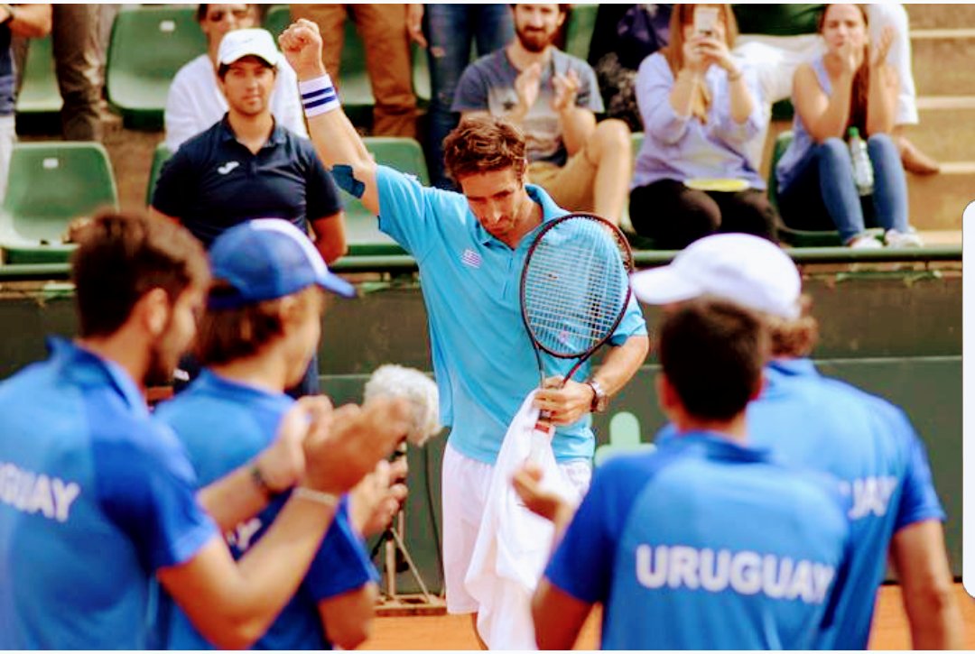 Gran semana de Copa Davis, un equipazo!!! En septiembre x  la final del grupo II. 🇺🇾💪🎾