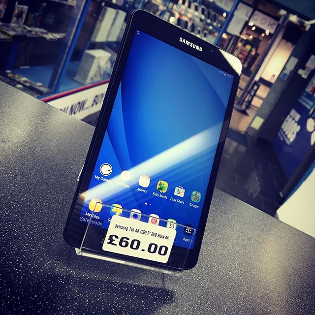 Samsung Tab A6 T280 7” 8GB Black JUST £60!
Trade your tech and consoles in for cash. Buy-back available. #Samsung #TabA6 #Tablet #Tech #Trade #Exchange #Bexleyheath