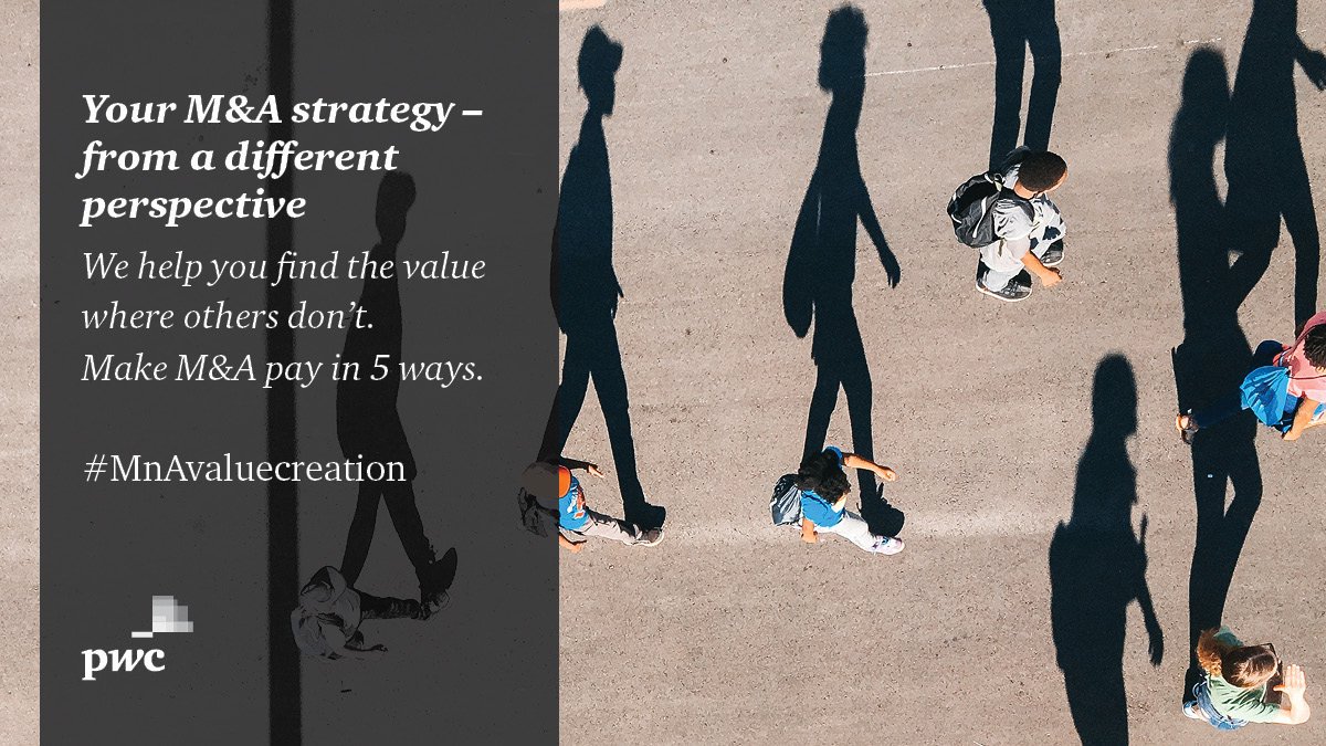 Bob_Moritz's tweet photo. Disruption from #emergingtech is now a certainty. M&A can provide fast access to critical technology. Find out how you can make #MnA pay across a deal lifecycle. https://t.co/NawQ5AZF0z #MnAvaluecreation @Marais_hein https://t.co/qc3SUjB9cv