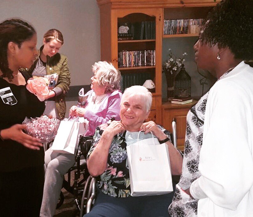 WiWestGa's tweet photo. WIWestGa collaborating with AARP on Seniors Program session at Woodland Ridge Assisted Living Center in
Smyrna, GA. &amp; donated toiletry bags https://t.co/1B4ARERokT