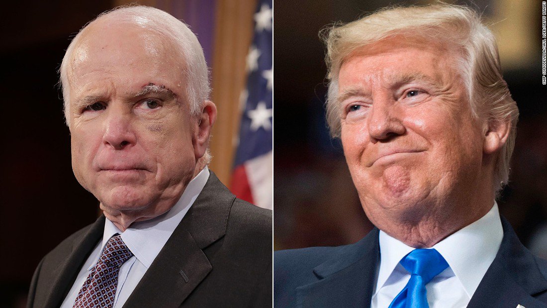 CNN's tweet photo. Republican Sen. John McCain says President Trump "emboldened" Syrian leader Bashar al-Assad with comments on US withdrawal from Syria https://t.co/HAWzsRjLFM https://t.co/4t55oXLEXj