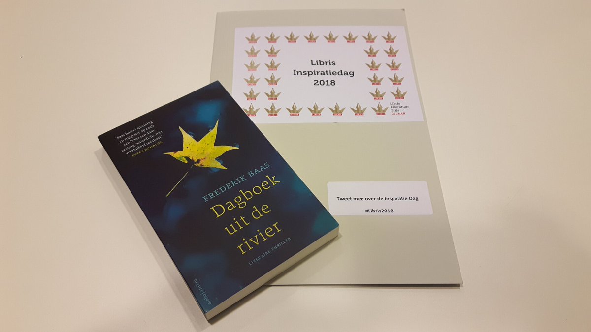 Plukker's tweet photo. Na een aantal fantastische romans, richt #janvanmersbergen zich nu als #frederikbaas op #thrillers. Zowel #dagboekuitderivier als #herberekening zijn aanraders. @amboanthos #Libris2018 https://t.co/3fvU9KVix6