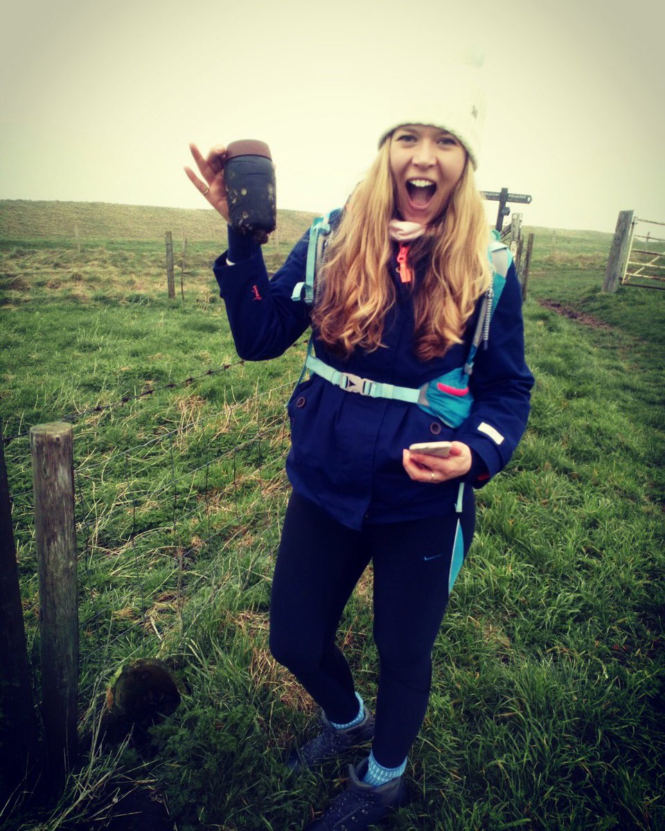 AlicePurk's tweet photo. Enjoyed a #nationaltrust adventure of a new kind yesterday with my first experience of geocaching at the spectacular (and very misty) White Horse Hill #CallMeSherlock https://t.co/UDP3KMewC2