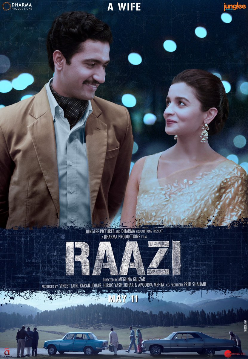 mirchiplus's tweet photo. We play different roles in a lifetime. And so did Sehmat. Explore her #ShadesofRaazi before the trailer launch tomorrow.
@aalia08 @meghnagulzar @vickykaushal09 @RaaziHoon @JungleePictures &amp; @DharmaMovies https://t.co/KibxqVPKcY