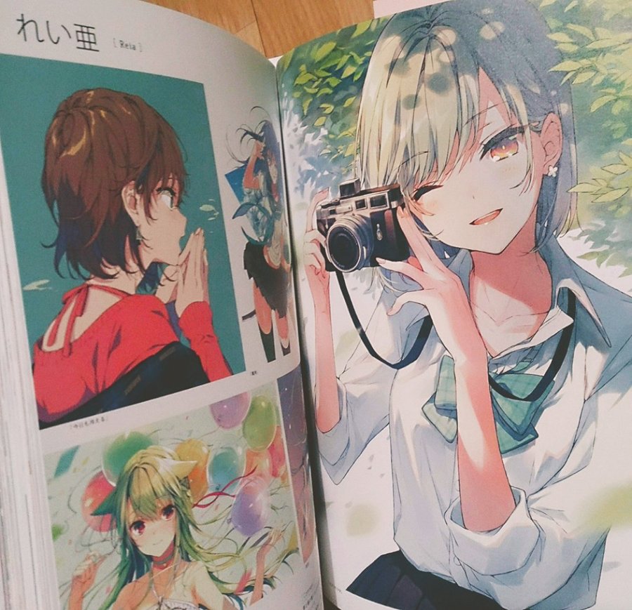 ソーテック社様より4月7日から発売している『彼女図鑑 ガールズアートイラストレーターファイル』に作品を掲載していただいております〜!どうぞよろしくお願いいたします!☺️https://t.co/N1m5WjYWL2