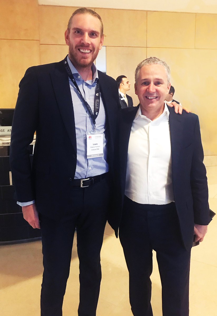 Great to spend some time with <a href="/andy_penn/">Andrew Penn</a> today at the Comms Day Summit.  <a href="/Telstra/">Telstra</a> #Commsday #5G