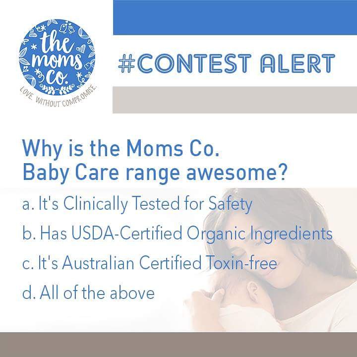 #ContestAlert #Day1 Answer the simple question for a chance to #win goodies from The Moms Co.'s <a href="/themomsco/">TheMomsCo.</a> new Natural Baby Care Range!
*Tag your mommy friends for higher chances. 
 #TheMomsCoforBabies #NatureInToxinsOut #LoveWithoutCompromise #Contest #participate #indiacontest