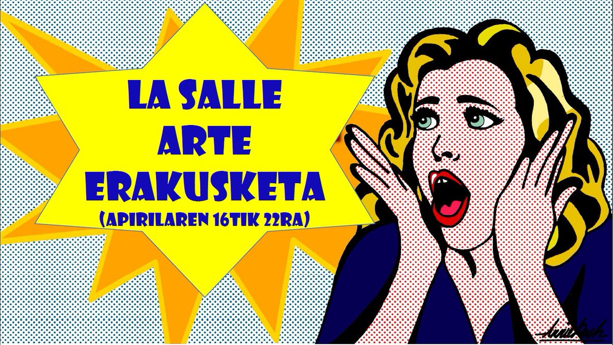 LaSalleEibar's tweet photo. Batxilergo artistikoaren erakusketa Untzagako Jubiletxean (apirilaren 16tik aurrera) / Exposición de Bachillerato Artístico en el Jubiletxe de Unzaga desde el 16 de abril
#lasalleeibar #zurebizipozaneurea #eibar #arte #kultura 
https://t.co/TFWIGnD1sh https://t.co/WMsrMc6T4Z