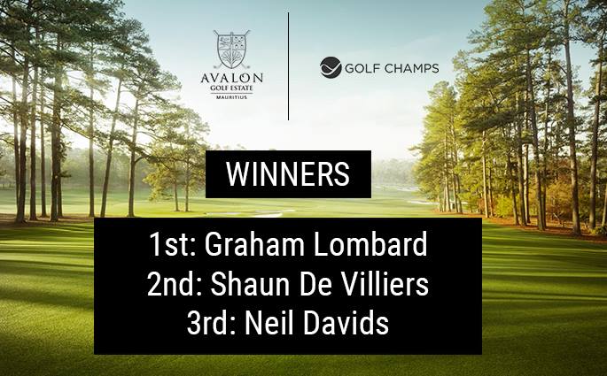 Thank you to everyone who entered the Avalon Golf Estate pool on Golf Champs. It was a close race at the top of the leaderboard, but the eventual winner of the first Major with a combined score of -35 is:
Graham Lombard

#AvalonGolfEstate #Masters #Winners