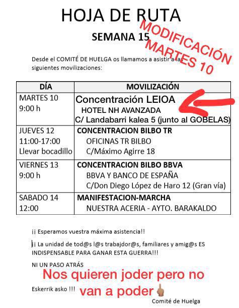 UNIDOS_PT's tweet photo. Por favor rectifiquen la hoja de ruta.
Eskerrik asko!. https://t.co/PeMCzCfwt0