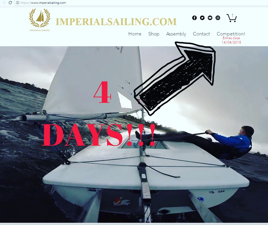 ImperialSailing's tweet photo. COMPETITION ENDING THIS WEEKEND! Enter now at https://t.co/sPed7PSo5u (link in bio) for your chance to win a free camera mount for your class of boat! ๐๐๐
โต๏ธ๐คโฅ๏ธ #nextlevelsailing #imperialsailing #lasersailing #lasers #rssailing #tera #terasailing #optimist https://t.co/IvjZ1QflyQ