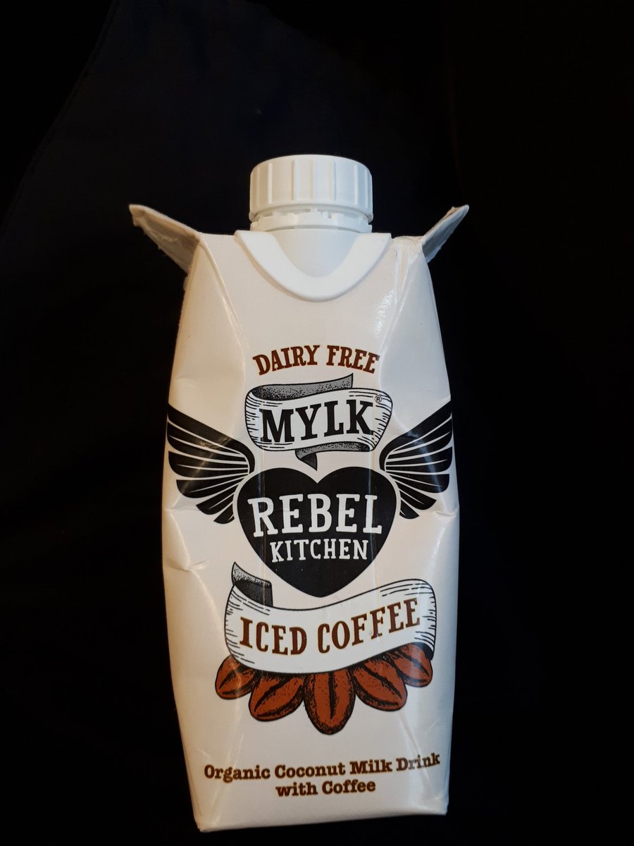thanks @rebel_kitchen for giving my Monday wings! I've just started  dairy free living.. happy I can still enjoy coffee #delicious #DairyFree #CoffeeLover #Rebel #rageagainstthedairy