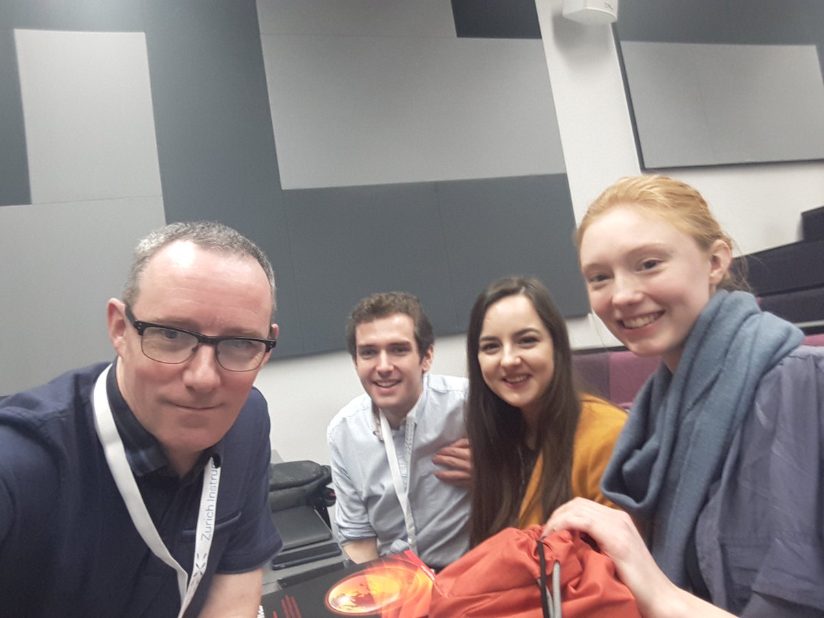 UofG_MCMP's tweet photo. The @UofG_MCMP magnetics squad at #IOPMAG2018 taking place @OfficialUoM.  One of our presentations dispatched already! #chiralmagnetism https://t.co/wZ0PIaquxN