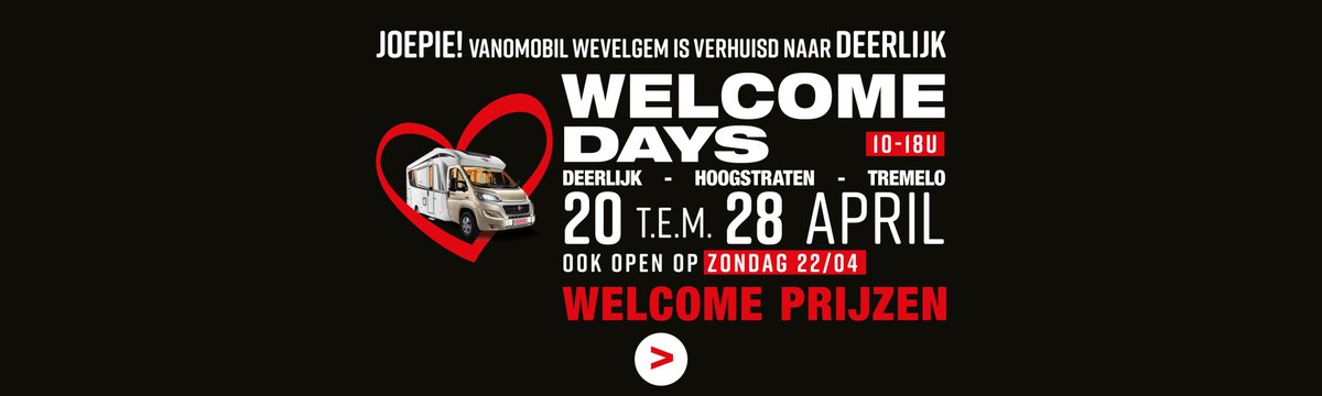vanomobil's tweet photo. Van 20 t.e.m. 28 april is jong en oud welkom in onze 3 #showrooms. Ben je een ervaren #motorhome avonturier of klaar om je eerste stappen te zetten in de wondere #camping #wereld? Kom dan zeker langs! #Vanomobil #mobilhome 
Meer info: https://t.co/NgGDcwZ6el https://t.co/2G5FIOXT3x